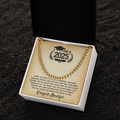 ZIAVIA  |  Cuban Chain Necklace  |  Class Of 25