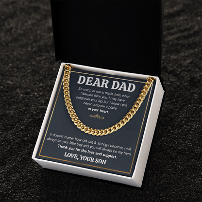 ZIAVIA  |  Cuban Chain Necklace  |  Dear Dad