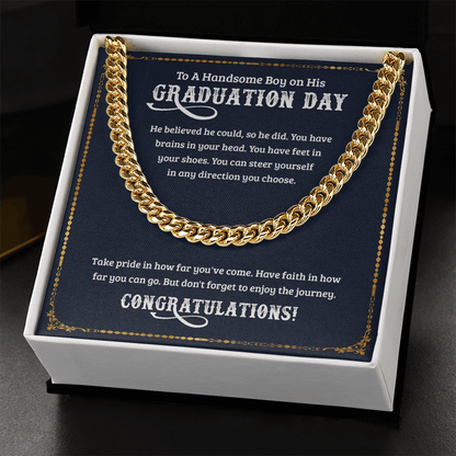 ZIAVIA  |  Cuban Chain Necklace  |  Graduation Day