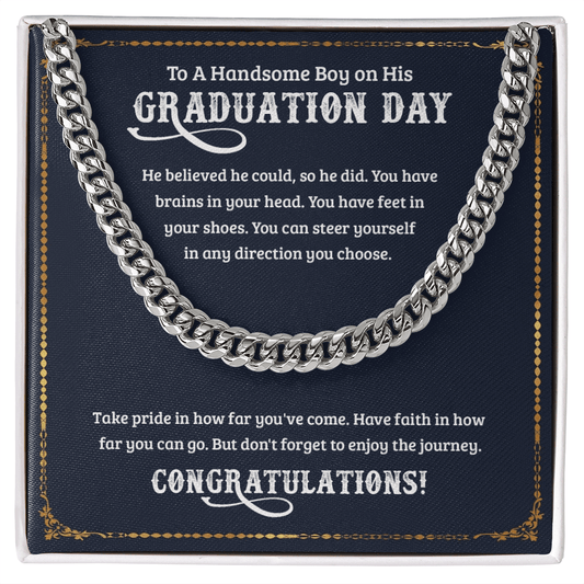 ZIAVIA  |  Cuban Chain Necklace  |  Graduation Day