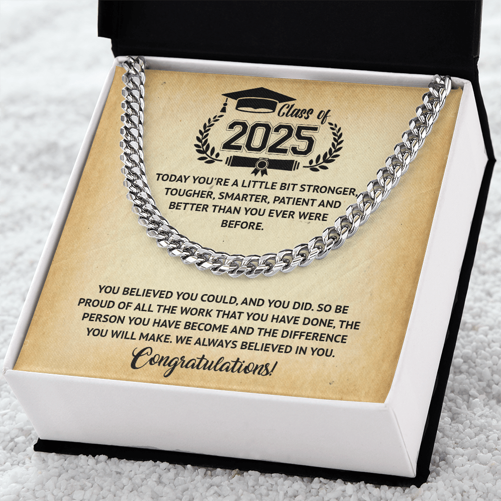 ZIAVIA  |  Cuban Chain Necklace  |  Class Of 2025