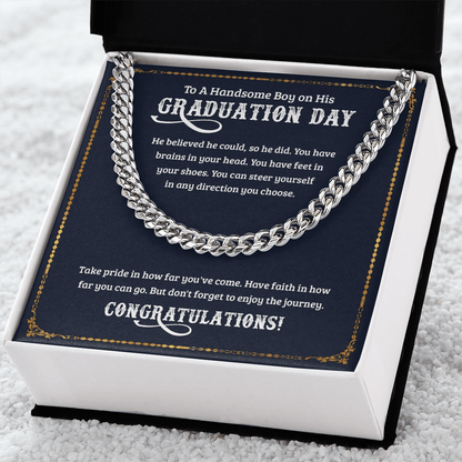 ZIAVIA  |  Cuban Chain Necklace  |  Graduation Day