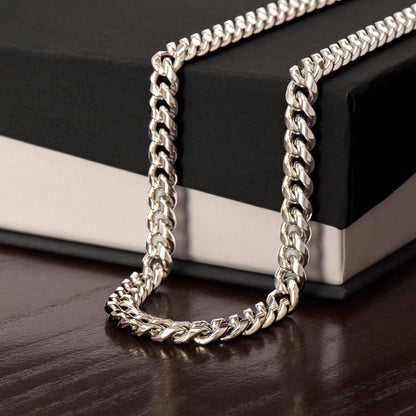 ZIAVIA  |  Cuban Chain Necklace  |  Dear Dad