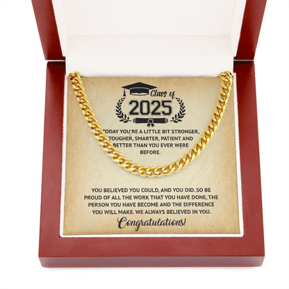 ZIAVIA  |  Cuban Chain Necklace  |  Class Of 2025