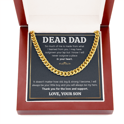 ZIAVIA  |  Cuban Chain Necklace  |  Dear Dad