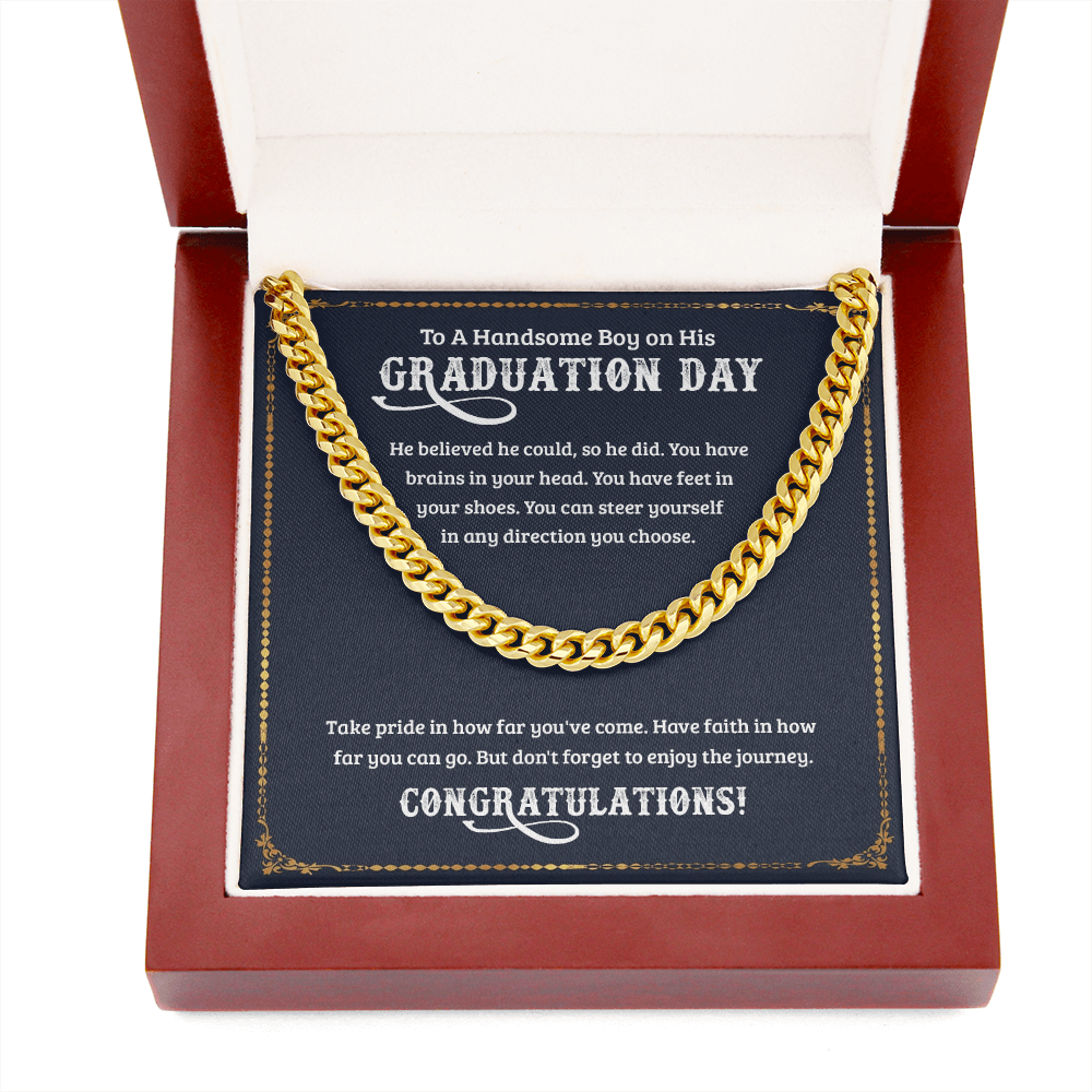 ZIAVIA  |  Cuban Chain Necklace  |  Graduation Day