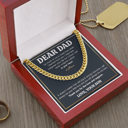 ZIAVIA  |  Cuban Chain Necklace  |  Dear Dad