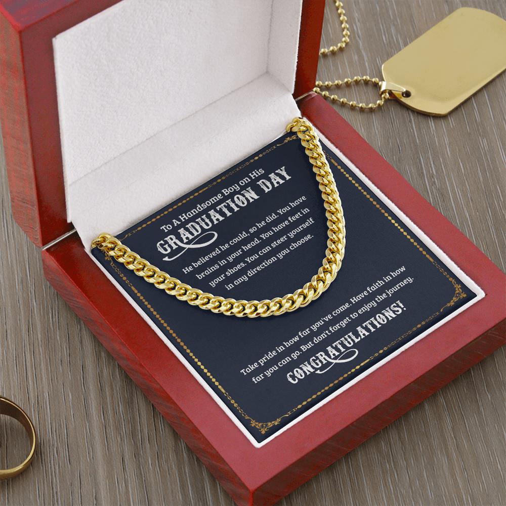 ZIAVIA  |  Cuban Chain Necklace  |  Graduation Day