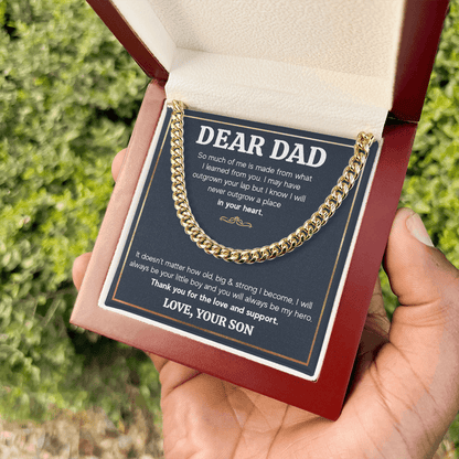 ZIAVIA  |  Cuban Chain Necklace  |  Dear Dad