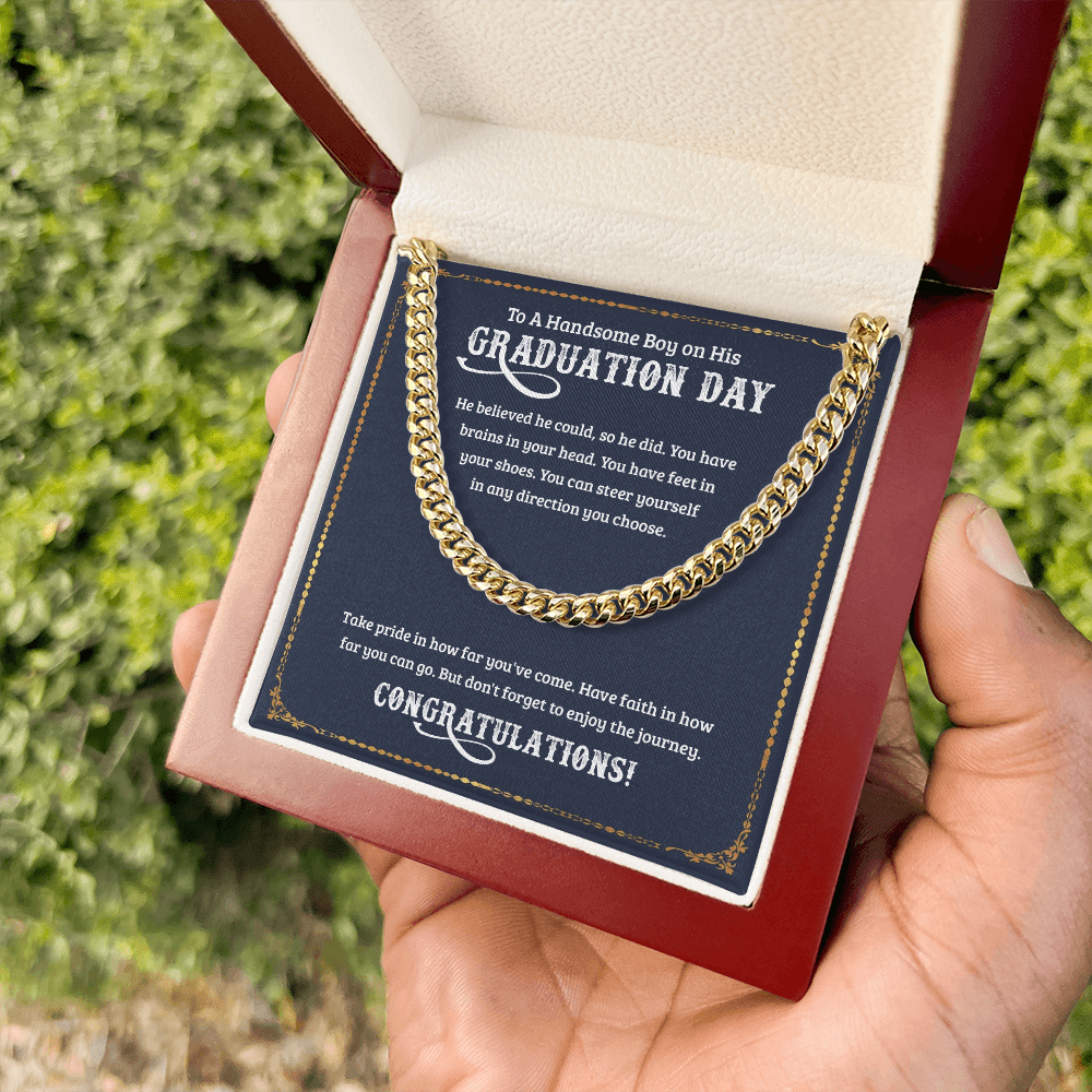 ZIAVIA  |  Cuban Chain Necklace  |  Graduation Day