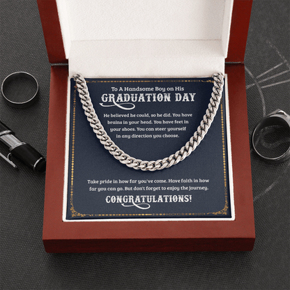 ZIAVIA  |  Cuban Chain Necklace  |  Graduation Day