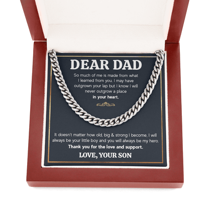 ZIAVIA  |  Cuban Chain Necklace  |  Dear Dad