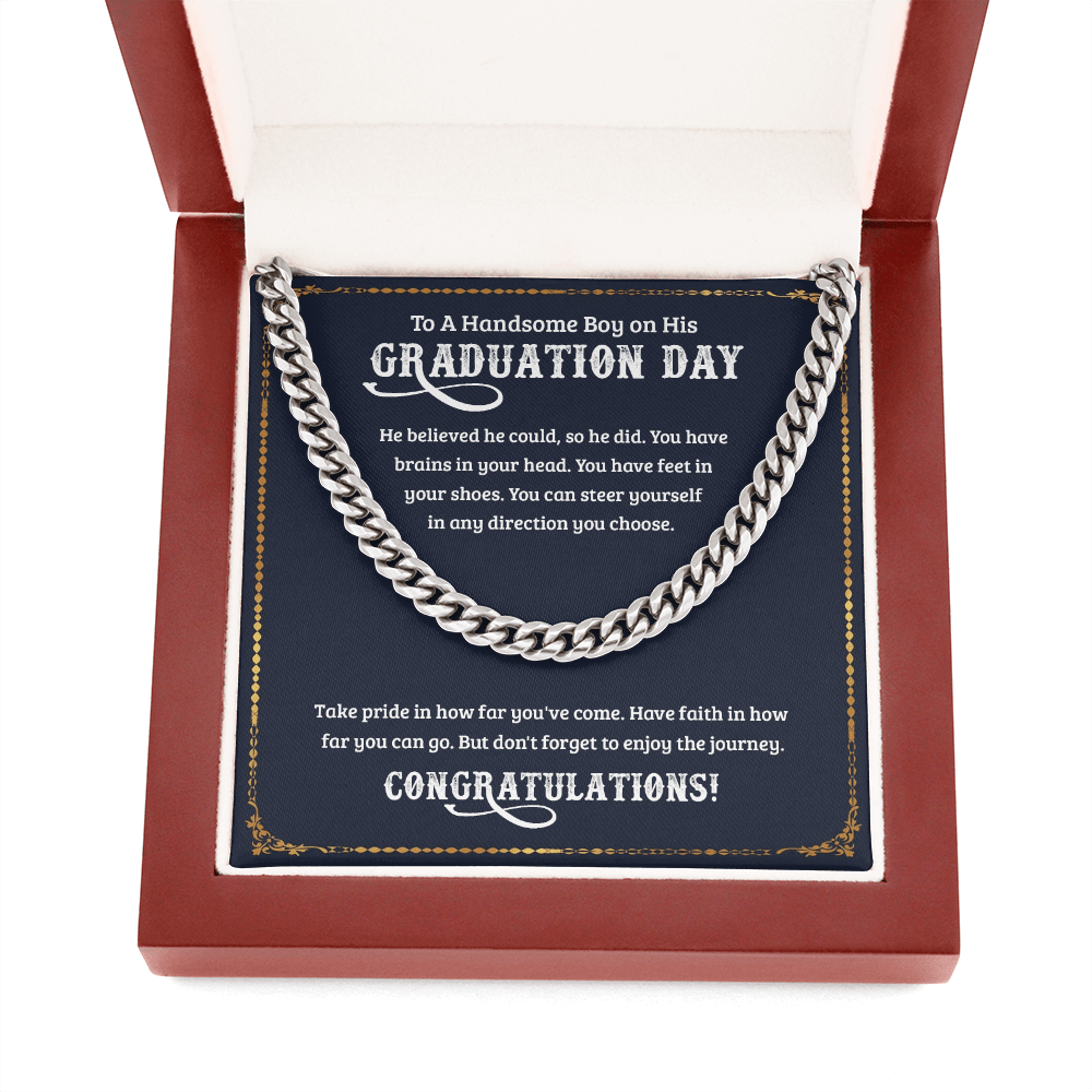 ZIAVIA  |  Cuban Chain Necklace  |  Graduation Day