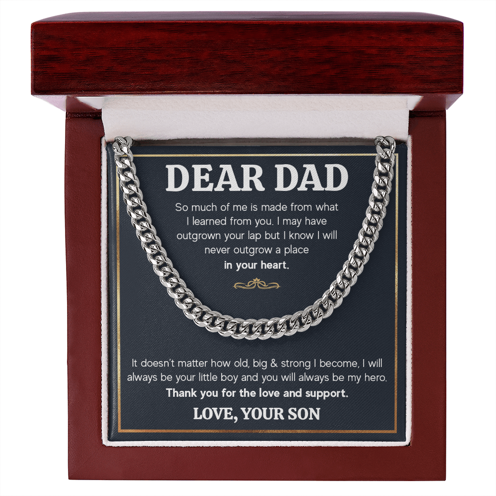 ZIAVIA  |  Cuban Chain Necklace  |  Dear Dad