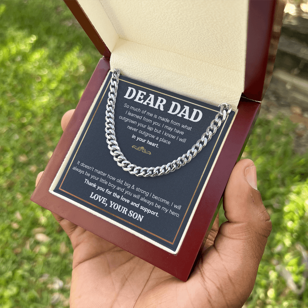 ZIAVIA  |  Cuban Chain Necklace  |  Dear Dad