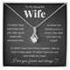 Mother's Day Gift for Wife | Wife I'd Rather  |  Alluring Necklace