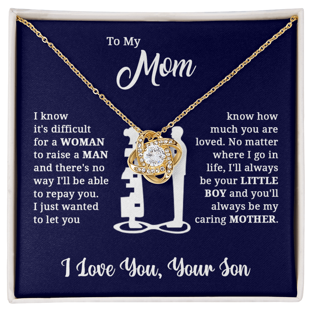 ZIAVIA  |  Vesta Knot Necklace  |  Mom I Love You