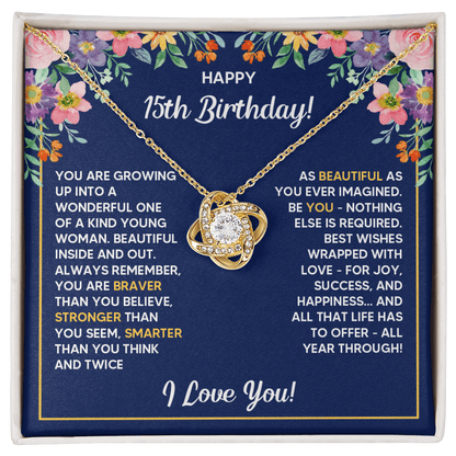 ZIAVIA  |  Vesta Knot Necklace  |  15th Birthday!