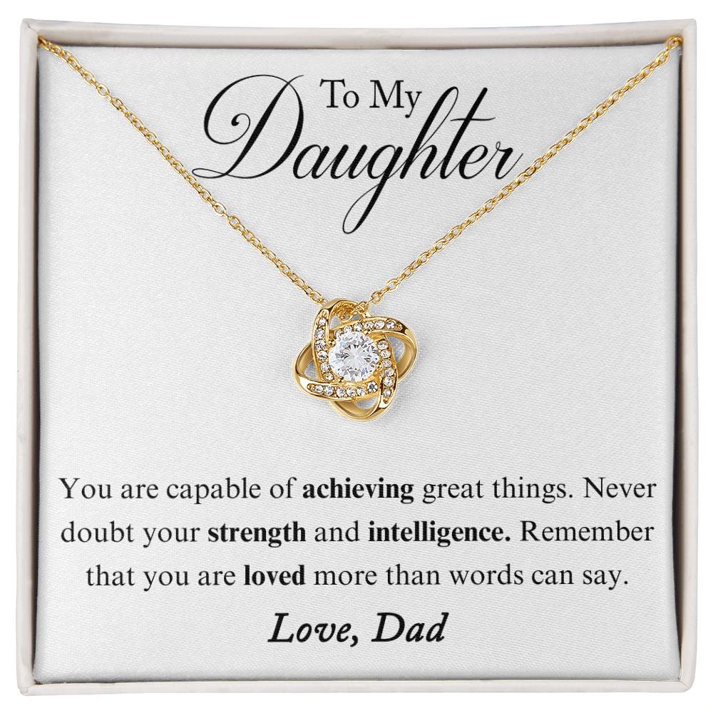 ZIAVIA  |  Vesta Knot Necklace  |  Daughter Loved