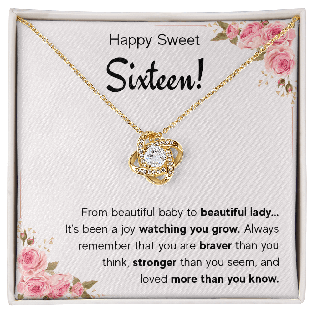 ZIAVIA  |  Vesta Knot Necklace  |  Happy Sweet Sixteenth!