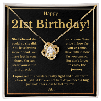 ZIAVIA  |  Vesta Knot Necklace  |  Happy 21st!