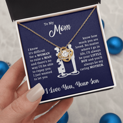 ZIAVIA  |  Vesta Knot Necklace  |  Mom I Love You