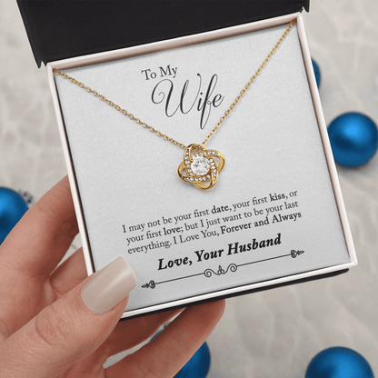 ZIAVIA  |  Vesta Knot Necklace  |  Wife Forever & Always