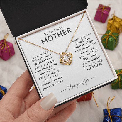 ZIAVIA  |  Vesta Knot Necklace  |  Loving Mother