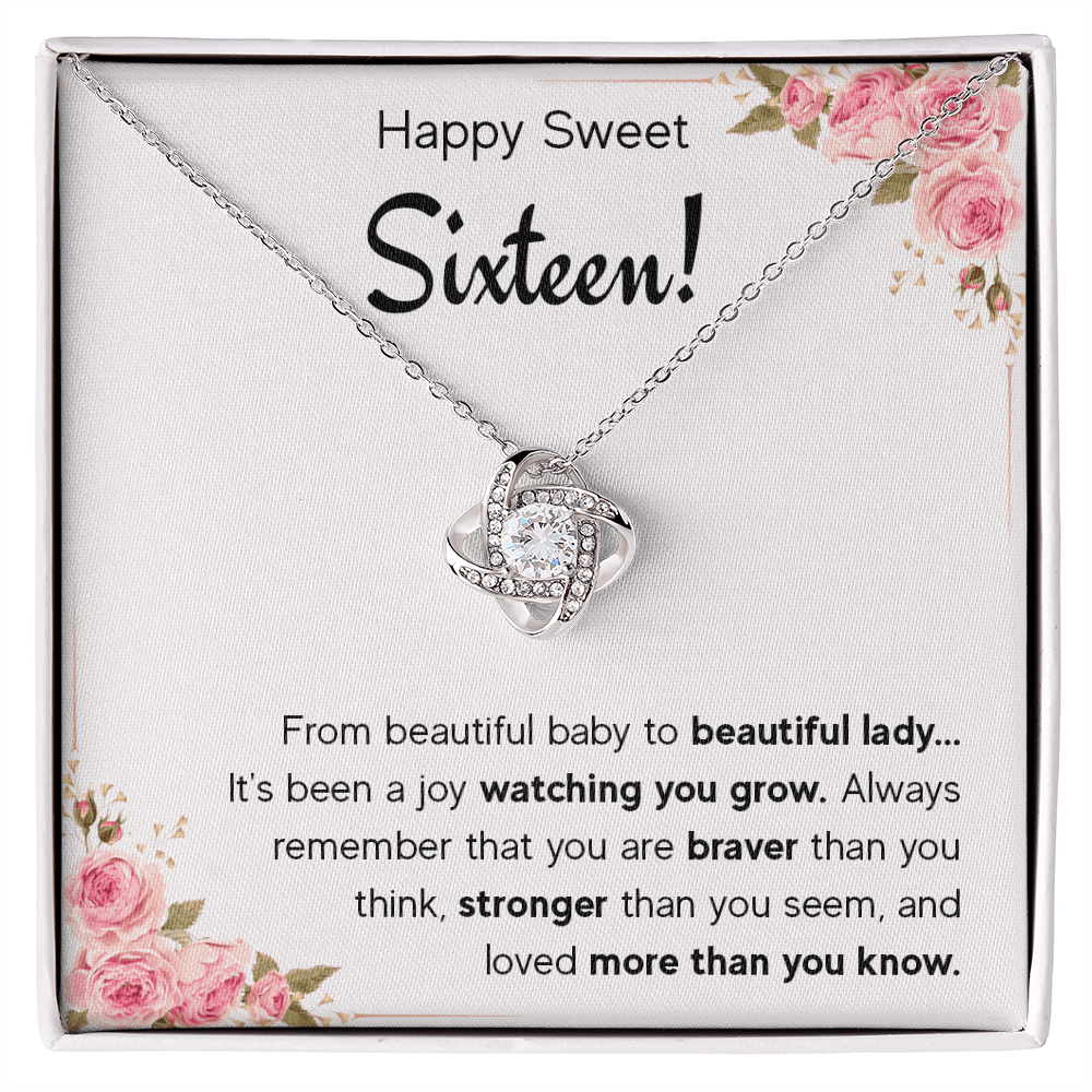 ZIAVIA  |  Vesta Knot Necklace  |  Happy Sweet Sixteenth!