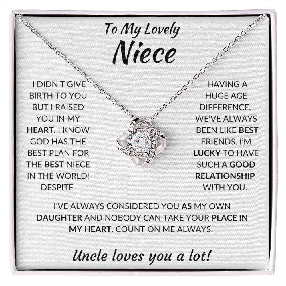 ZIAVIA  |  Vesta Knot Necklace  |  Niece Love Uncle