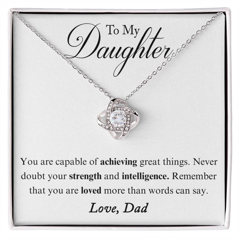 ZIAVIA  |  Vesta Knot Necklace  |  Daughter Loved