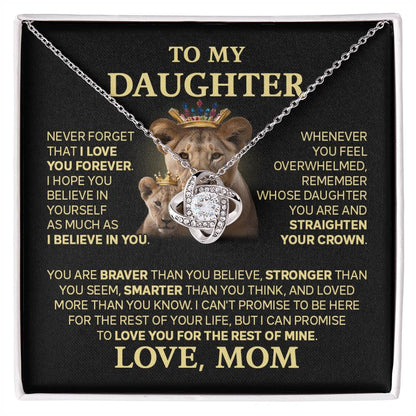 To My Daughter - I Love You Forever - Vetsa Knot Necklace | M