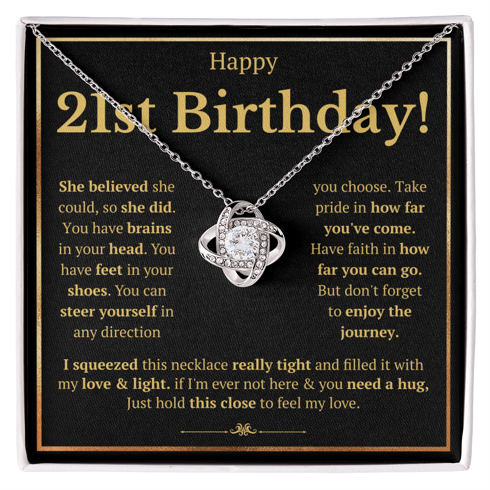 ZIAVIA  |  Vesta Knot Necklace  |  Happy 21st!