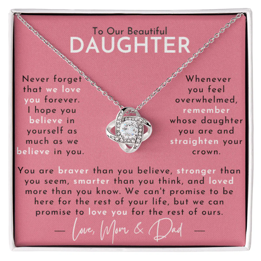 ZIAVIA  |  Vesta Knot Necklace  |  Our Beautiful Daughter