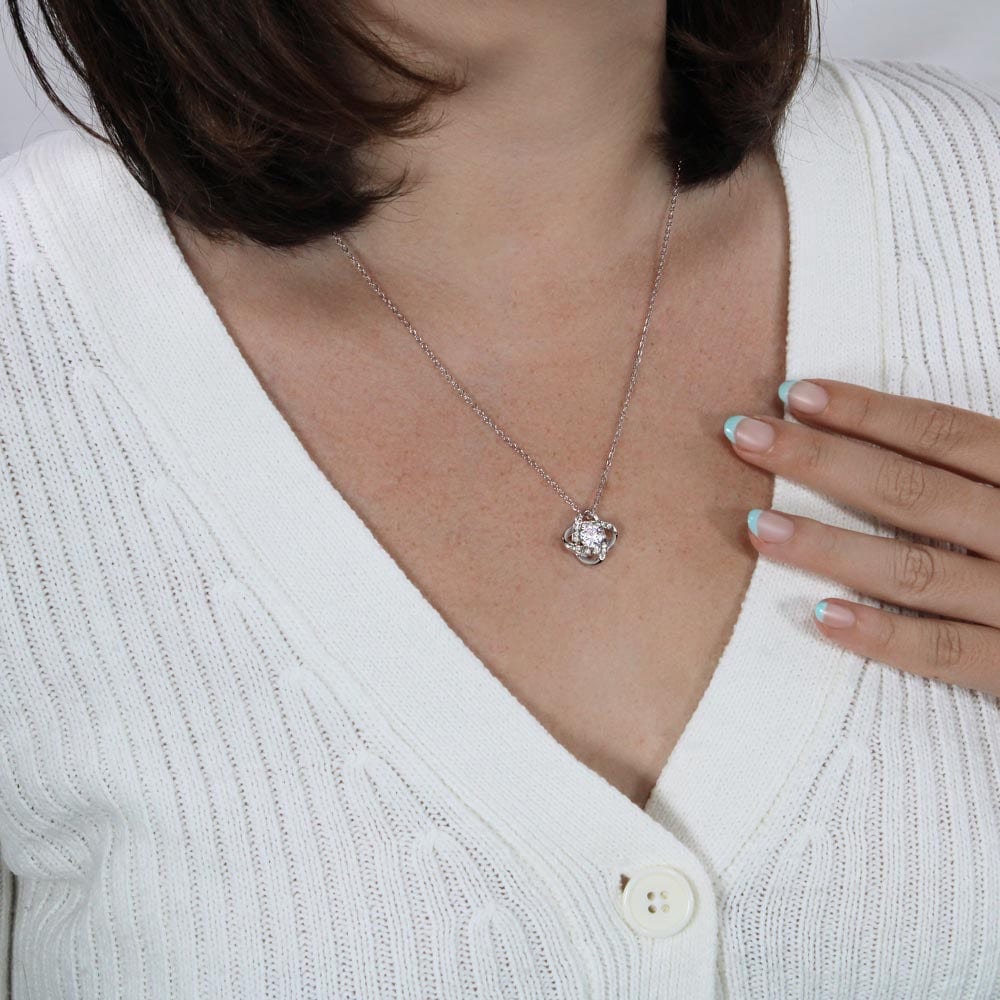 ZIAVIA | To My Beautiful Wife | Feel My Love | Vesta Knot Necklace