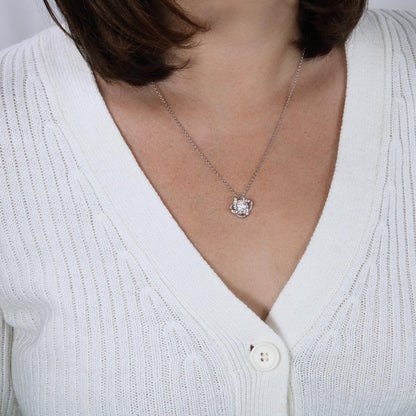 ZIAVIA | To My Beautiful Wife | I can't live without you | Vesta Knot Necklace