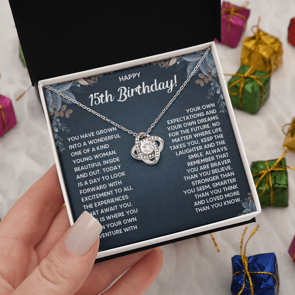 ZIAVIA  |  Vesta Knot Necklace  |  Happy 15th Birthday!