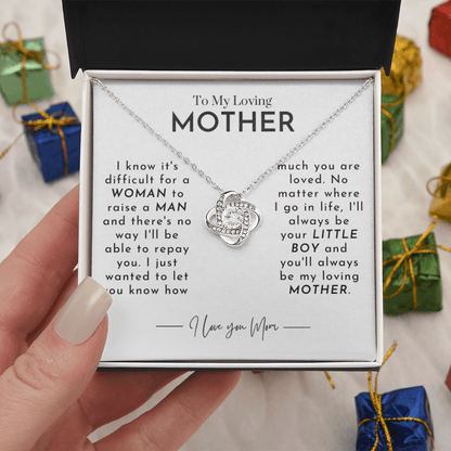 ZIAVIA  |  Vesta Knot Necklace  |  Loving Mother