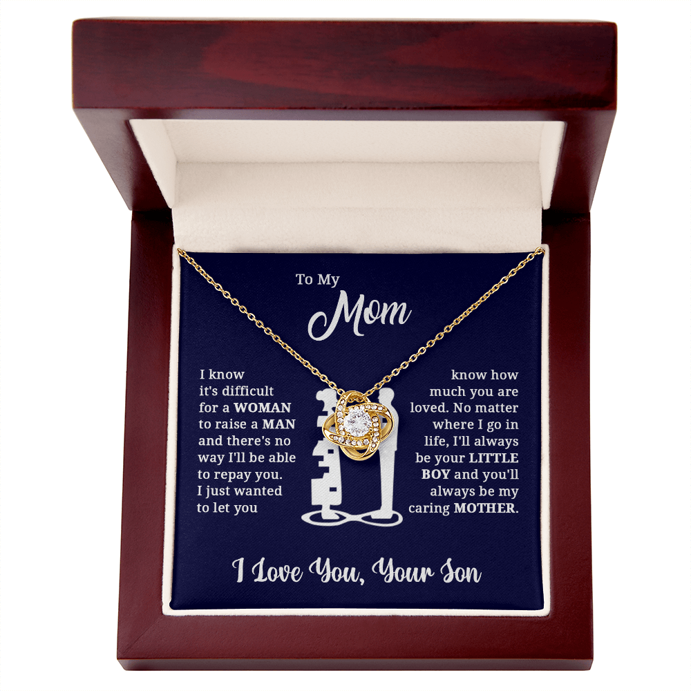 ZIAVIA  |  Vesta Knot Necklace  |  Mom I Love You