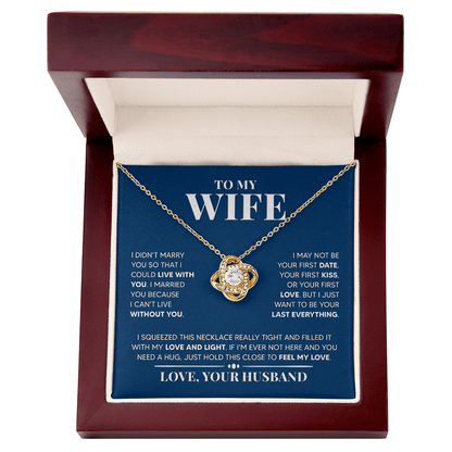 ZIAVIA  |  Vesta Knot Necklace  |  Wife Feel My Love