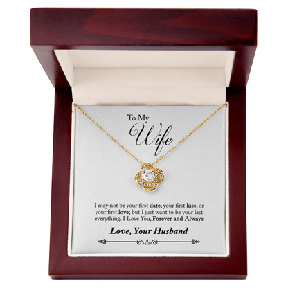 ZIAVIA  |  Vesta Knot Necklace  |  Wife Forever & Always