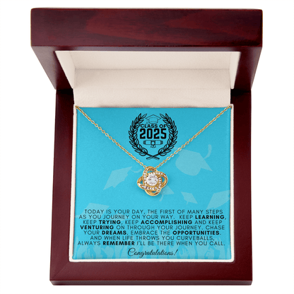 ZIAVIA  |  Vesta Knot Necklace  | Graduation 2025