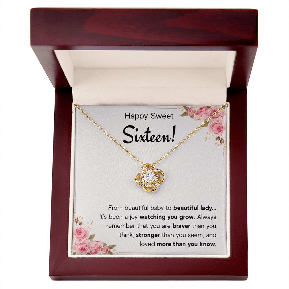 ZIAVIA  |  Vesta Knot Necklace  |  Happy Sweet Sixteenth!