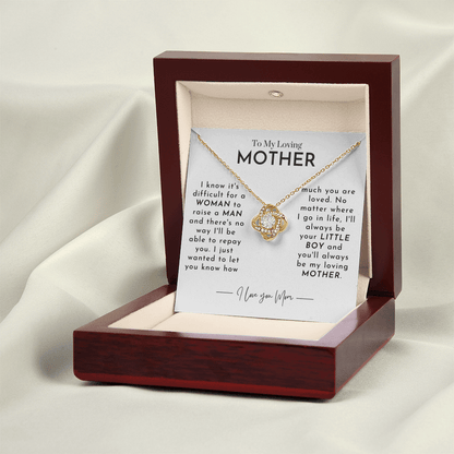 ZIAVIA  |  Vesta Knot Necklace  |  Loving Mother