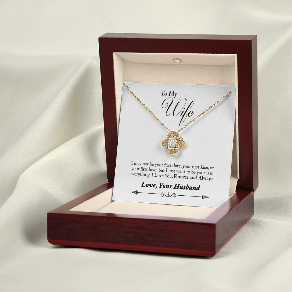 ZIAVIA  |  Vesta Knot Necklace  |  Wife Forever & Always