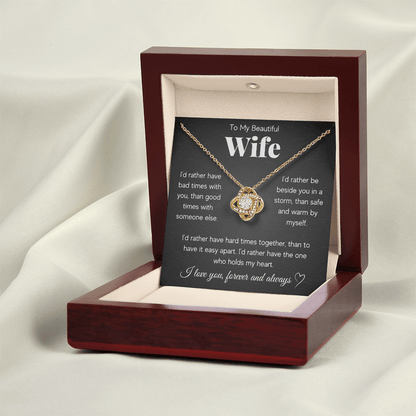 ZIAVIA  |  Vesta Knot Necklace  |  Wife I'd Rather