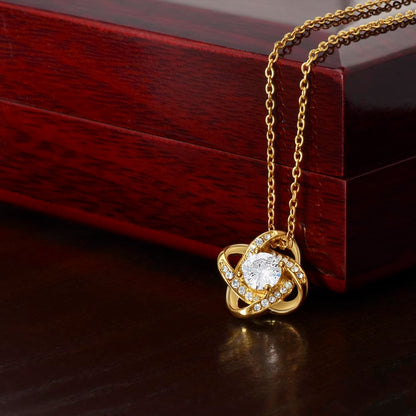 ZIAVIA  |  Vesta Knot Necklace  |  Daughter Love You Endlessly