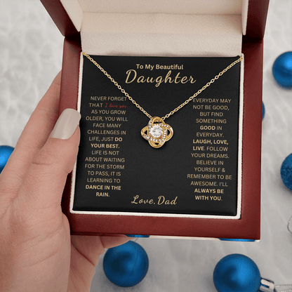 ZIAVIA  |  Vesta Knot Necklace  |  I Love You Daughter