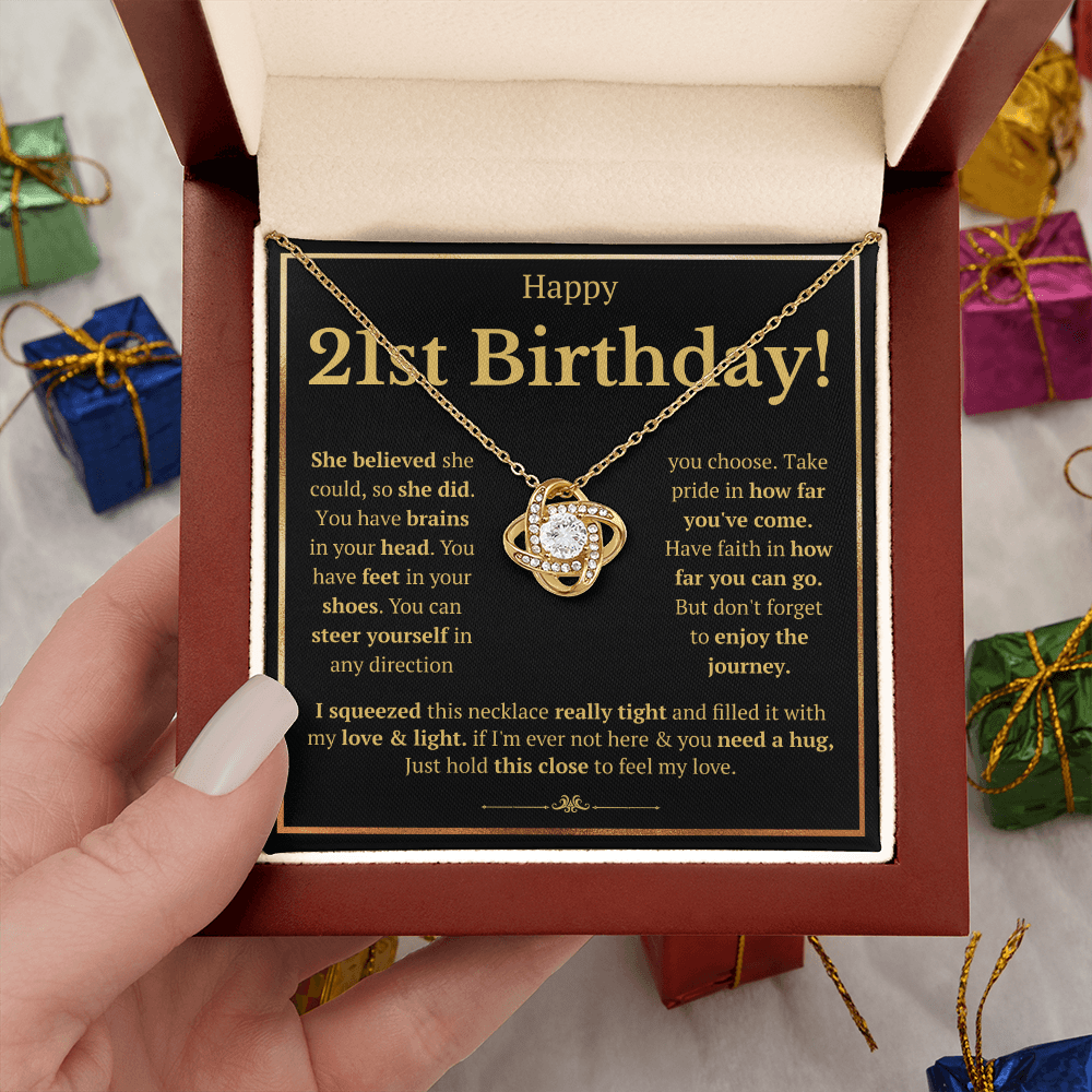 ZIAVIA  |  Vesta Knot Necklace  |  Happy 21st!