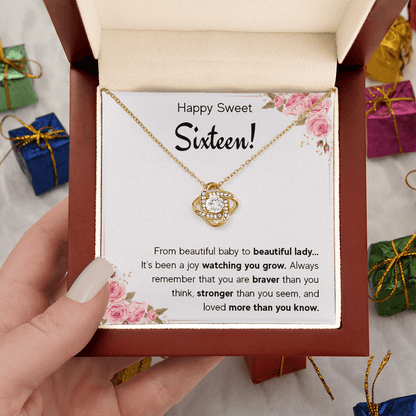 ZIAVIA  |  Vesta Knot Necklace  |  Happy Sweet Sixteenth!